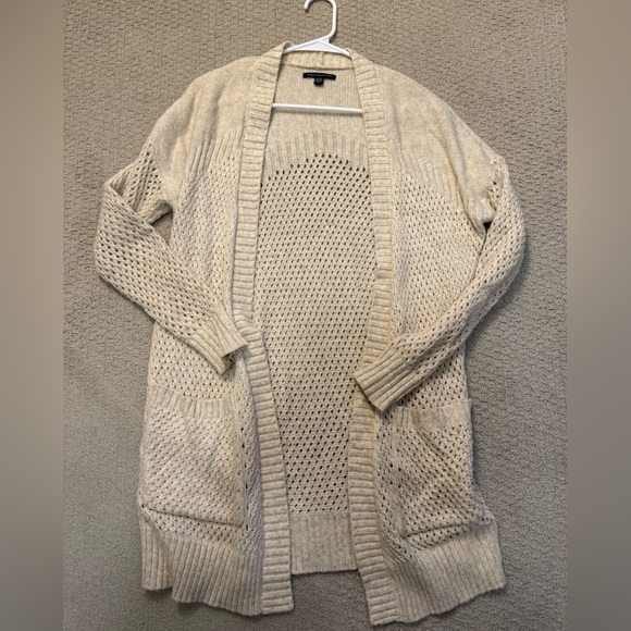 American Eagle Outfitters Y2k cottage core Cream Knit Cardigan Size S - Picture 4 of 5